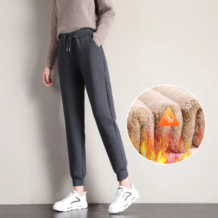 warm track pants for ladies