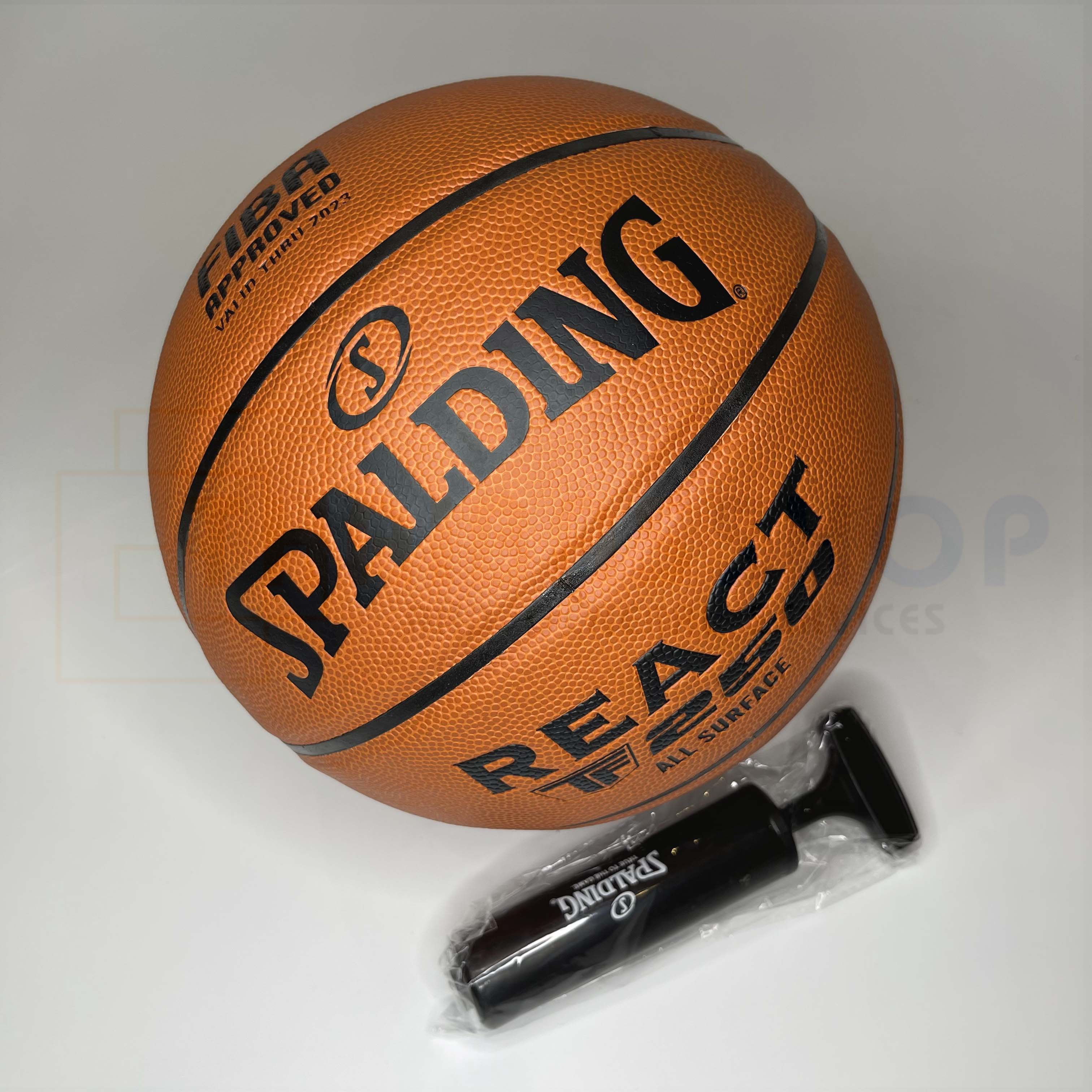 ลูกบาส Spalding TF-250 ของแท้ เบอร์7 แถมที่สูบ Autentic 100% all surface(indoor/outdoor) เหมาะกับทุกสภาพสนาม