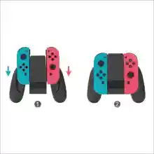 ภาพขนาดย่อของภาพหน้าปกสินค้าDOBE Charging Grip for Joy-Con Nintendo Switch (Grip Joy con)(DOBE Controller Grip)(DOBE Charging Grip)(Grip จอยคอน) จากร้าน Monster Games บน Lazada ภาพที่ 7