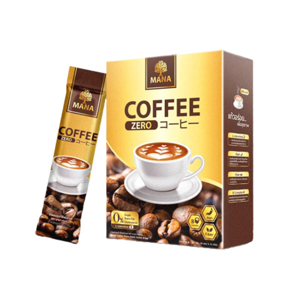 [ส่งฟรี] กาแฟลดน้ำหนัก Mana Zero Coffee กาแฟสำเร็จรูป กาแฟมานา ลดหุ่น