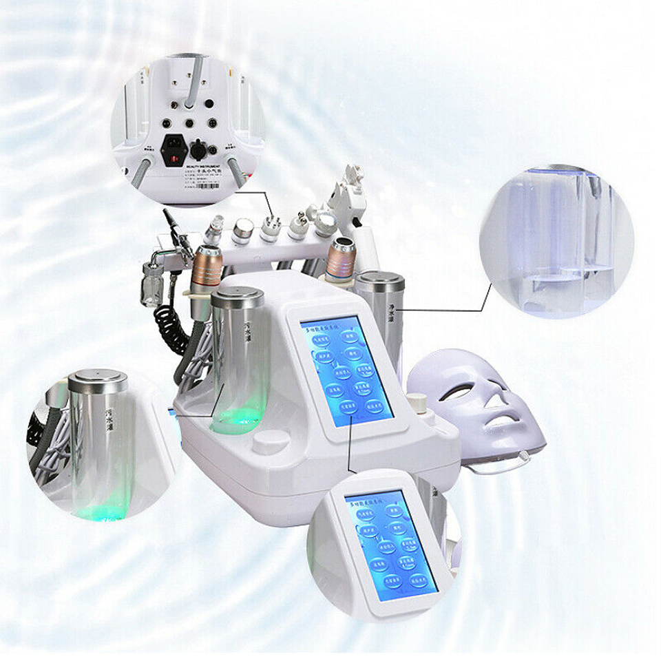 11 in 1 Hydra Dermabrasion RF Bio-lifting Spa Facial Machine Water ...