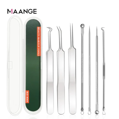[MAANGE Facial Acne Blackhead Remover Extractor Pimple Blemish Comedone Removal Kit Double Head Face Care Tool,MAANGE Facial Acne Blackhead Remover Extractor Pimple Blemish Comedone Removal Kit Double Head Face Care Tool,]