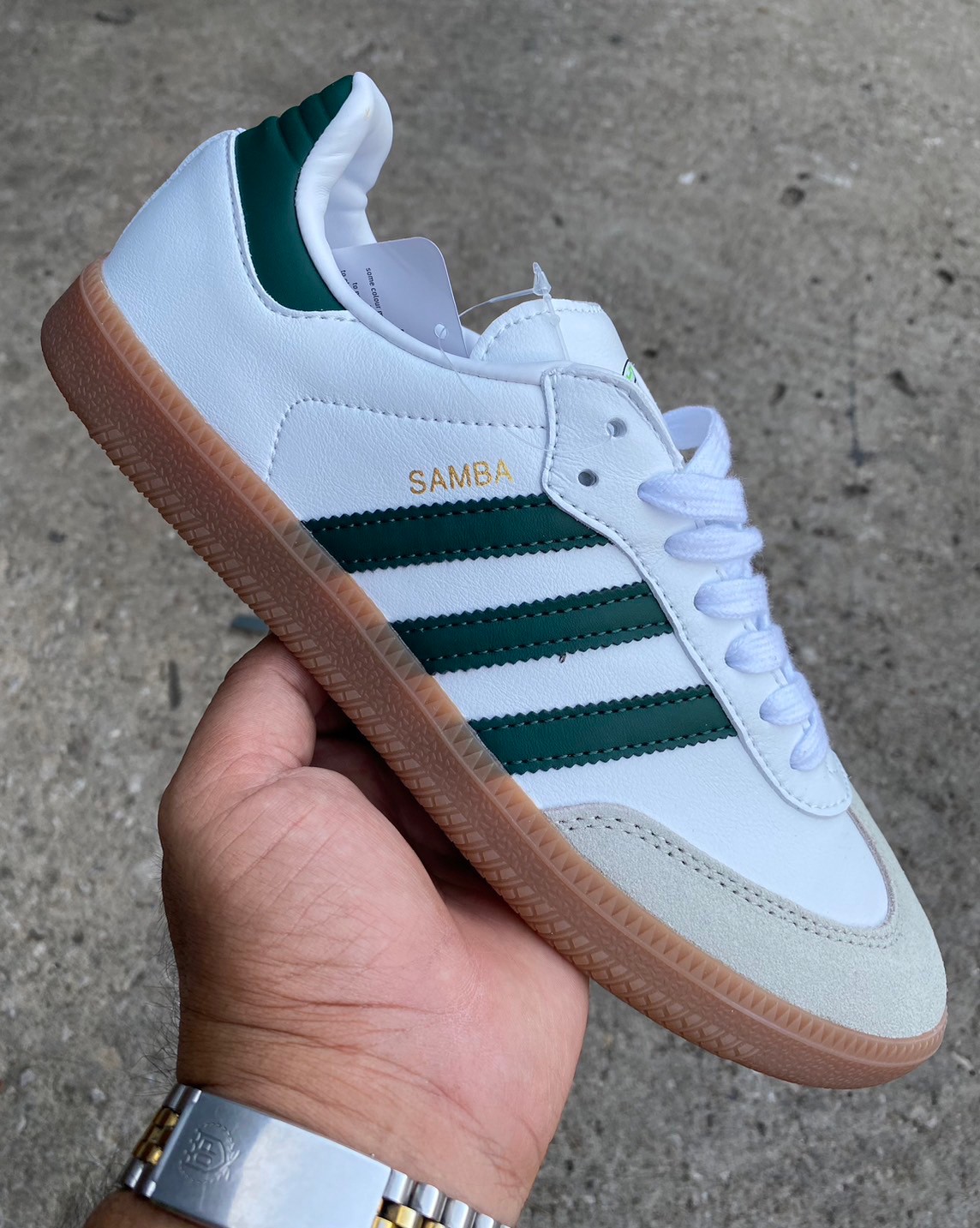 adidas gazelle silver green womens  adidas  Samba OG