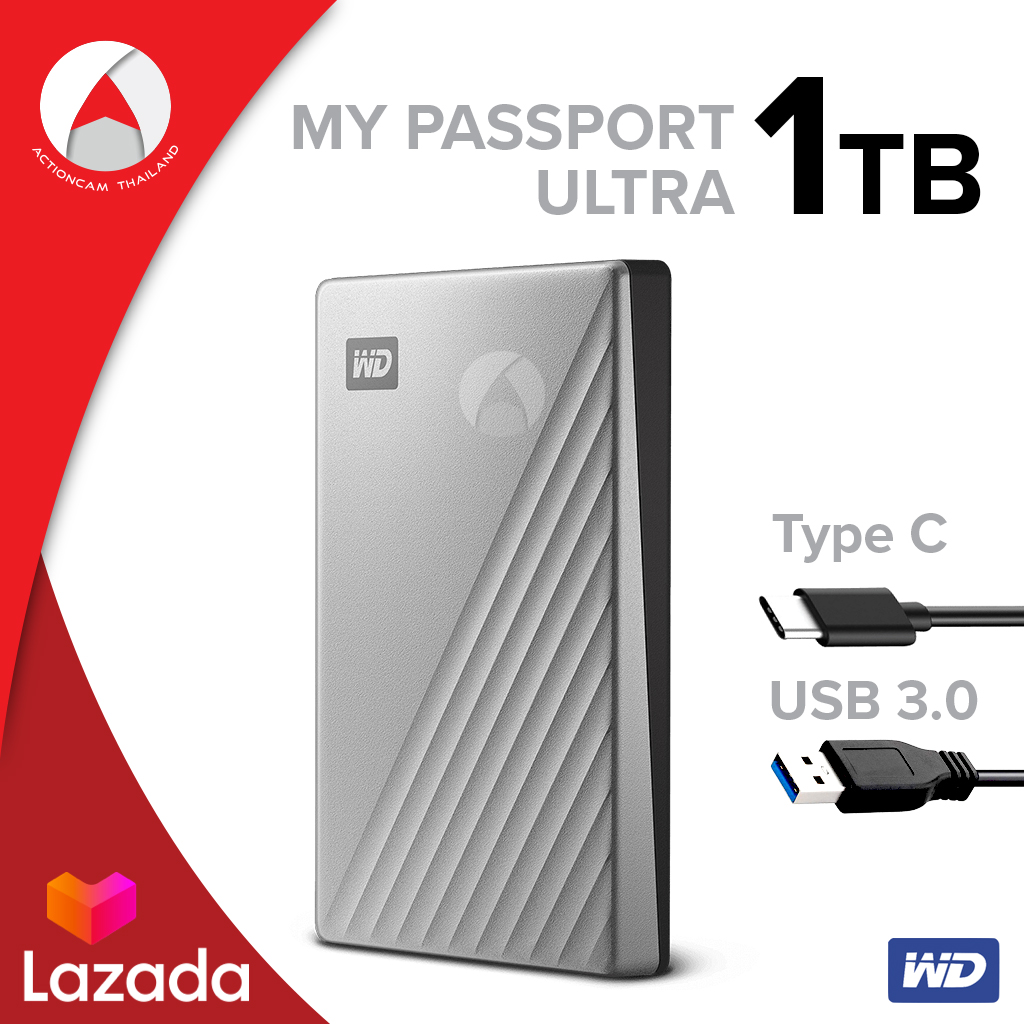 Hd Externo Wd My Passport 1tb Usb 3.0 Disco Rígido Portátil Em Promoção