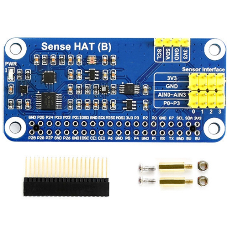 Sense HAT (B) For Raspberry Pi, Onboard Multi Powerful Sensors Module ...