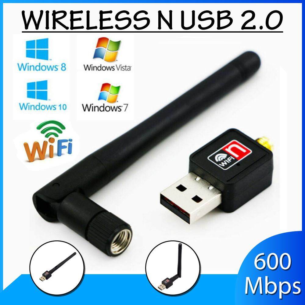 Usb2.0 Wireless 600mbps  เราเตอร์อินเตอร์เน็ตไร้สายตัวรับสัญญาณ Wifi. 