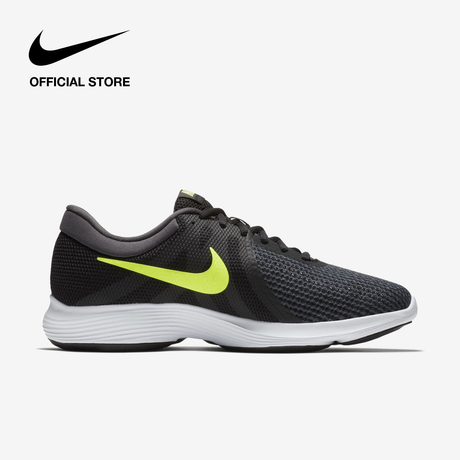Nike Men's Revolution 4 Shoes - Black รองเท้าผู้ชาย Nike Revolution 4 - สีดำ