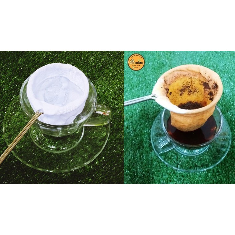 ►○◘  Chahome ถุงชงกาแฟ ถุงกรองชา ที่กรองชาสแตนเลส าดเล็ก ชงต่อแก้ว