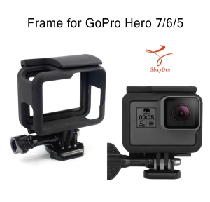 ภาพหน้าปกสินค้าFrame for GoPro Hero 7/6/5 Ho Border Protective Shell Case for GoPro Hero 7/6/5 Black with Quick Pull Movable Socket and Screw ที่เกี่ยวข้อง