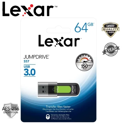 Lexar 64GB S57 JumpDrive USB3.0 (130MB/s)