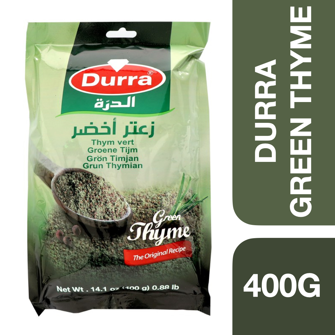 Durra Green Thyme Original Recipe 400g ++ ดูร่า ผงใบไทม์เขียวปน สูตรดังเดิม ขนาด 400g