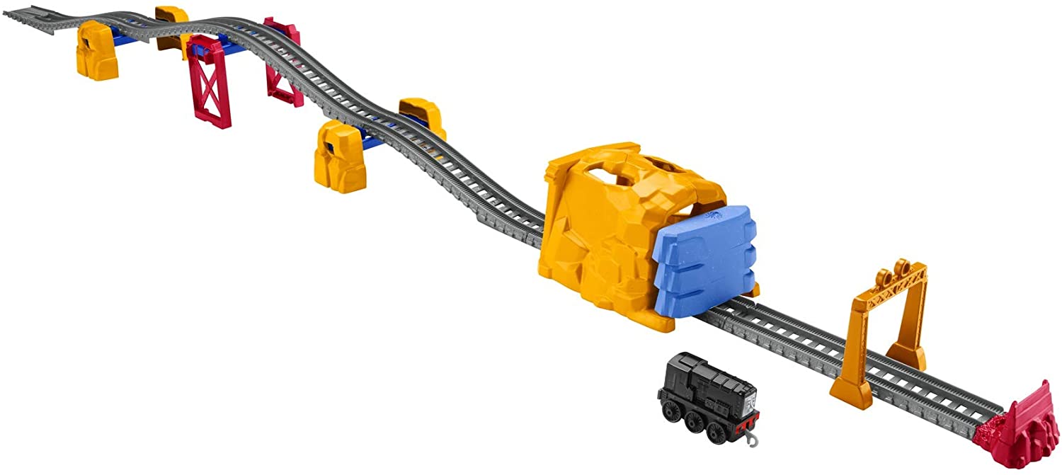 Thomas & Friends TRACK MASTER Push Along Diesel Tunnel Blast รถไฟโทมัสชุดแทรคมาสเตอร์ เซ็ต ดีเซลระเบิดอุโมงค์ GHK73