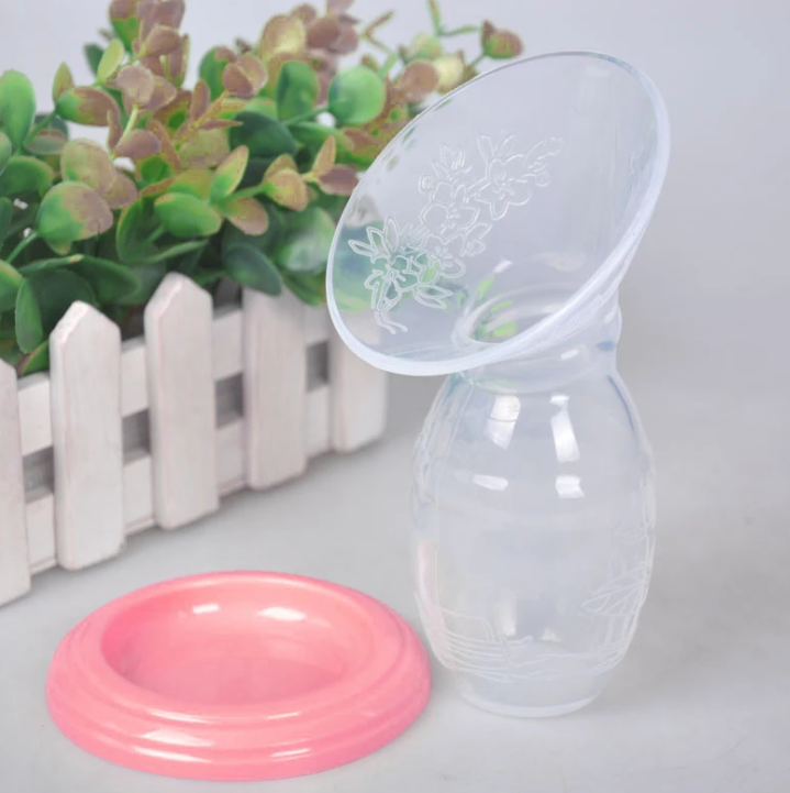 (พร้อมส่ง) ให้นมบุตรปั๊มนมด้วยมือกรวยปั๊มนมสูญญากาศ เครื่องปั้มนม ใช้ด้วยมือ ปลอดภัย Silicone Breast Pump Manual Breast Feeding Milk Collector BPA Free