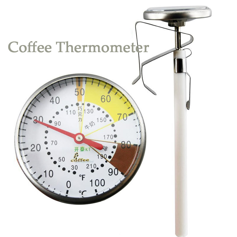 ☕ที่วัดอุณหภูมิกาแฟ Coffee Thermometer เทอร์โมมิเตอร์วัดอุณหภูมิอาหาร เครื่องวัดอุณหภูมินม กาแฟ