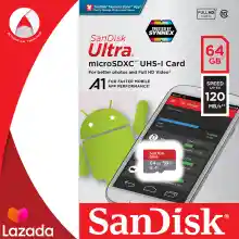 ภาพขนาดย่อของภาพหน้าปกสินค้าSanDisk Ultra MicroSDXC Card UHS-I Class10 A1 U1 ความจุ 64GB ความเร็วสูงสุด 140 MB/S เมมโมรี่ การ์ด แซนดิส ประกัน 10 ปี Synnex (SDSQUAB-064G-GN6MN) ใส่โทรศัพท์ มือถือ และแท็บเล็ต จากร้าน Actioncam Thailand บน Lazada ภาพที่ 6