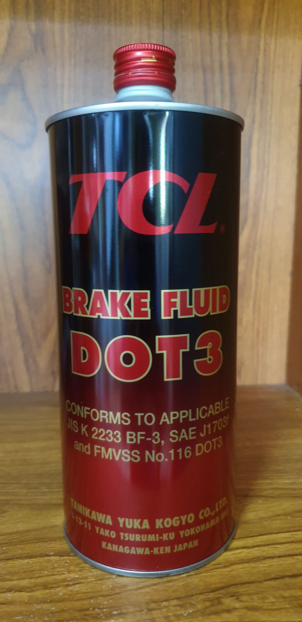 น้ำมันเบรค(Breake Fluid) TCL DOT 3  ขนาด 1 ลิตร (Made in Japan)