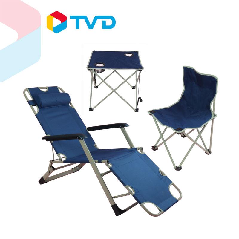 TVDirect Bester Big Folding Chair Set เก้าอี้ปรับระดับนั่งนอนสุดคุ้ม