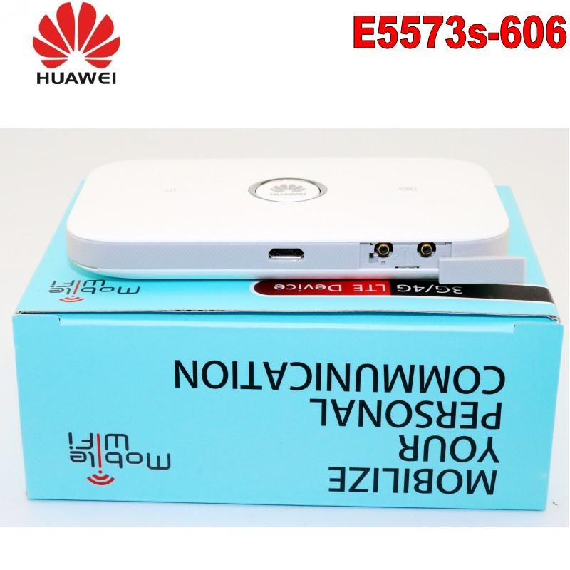 Huawei E5573s-606 white 4G Mobile MIFI Dongle Lte Wifi Router Pocket WiFi แอร์การ์ด โมบายไวไฟ ไวไฟพกพา AIS/DTAC/TRUE E5573