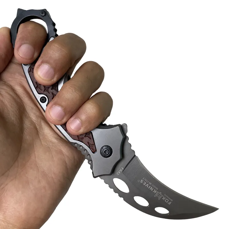 ภาพสินค้ามีดพับ มีดคารัมบิต Fox Or Karambit Knives FA42 ขนาด 7.7 นิ้ว (19.5 ซม.) จากร้าน ChownEwy บน Lazada ภาพที่ 4