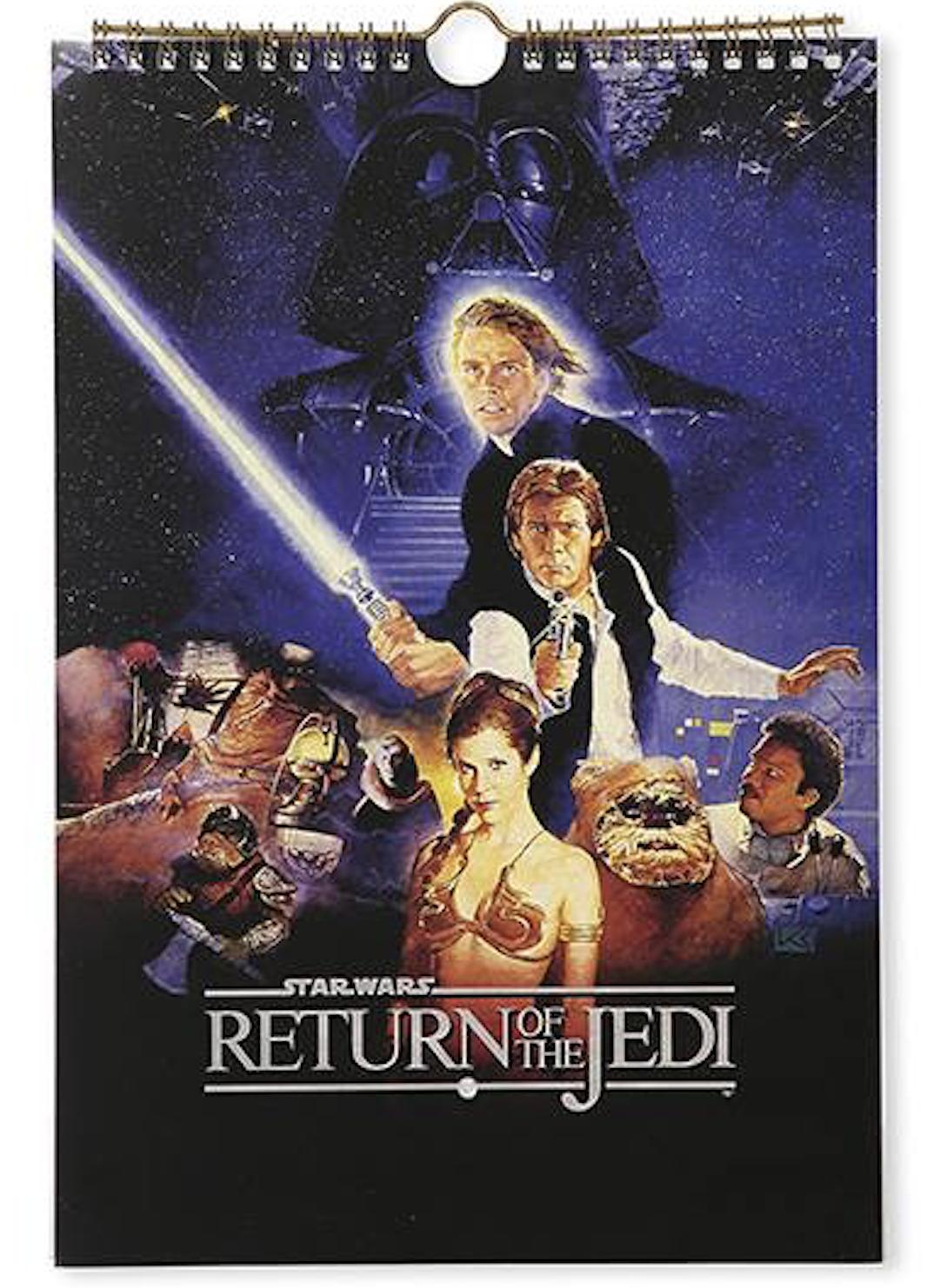 ปฏิทินสตาร์วอร์ส พร้อมส่ง การกลับมาของเจได ปฏิทินสตาร์วอร์ส สำหรับนักสะสม ปี 2561, ปี 2518  ปฏิทิน Star Wars, Return of the Jedi Calendar Year 2018 Starwars Calandar Star Wars Calendar