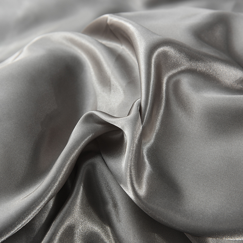 2021Solid Color Satin Silk Bed Sheet Summer Flat Sheet Bedspread Soft Home Textile Bedding Queen King Size Bedlinen Bedspread D30