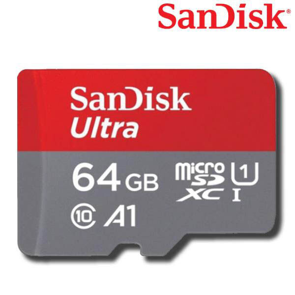 Sandisk Ultra microSD SDXC Card ความเร็ว 100MB/s ความจุ 64GB Class10 A1 (SDSQUA4-064G-GN6MN) เมมโมรี่การ์ด การ์ดหน่วยความจำ ไอโครเอสดีการ์ด แซนดิส
