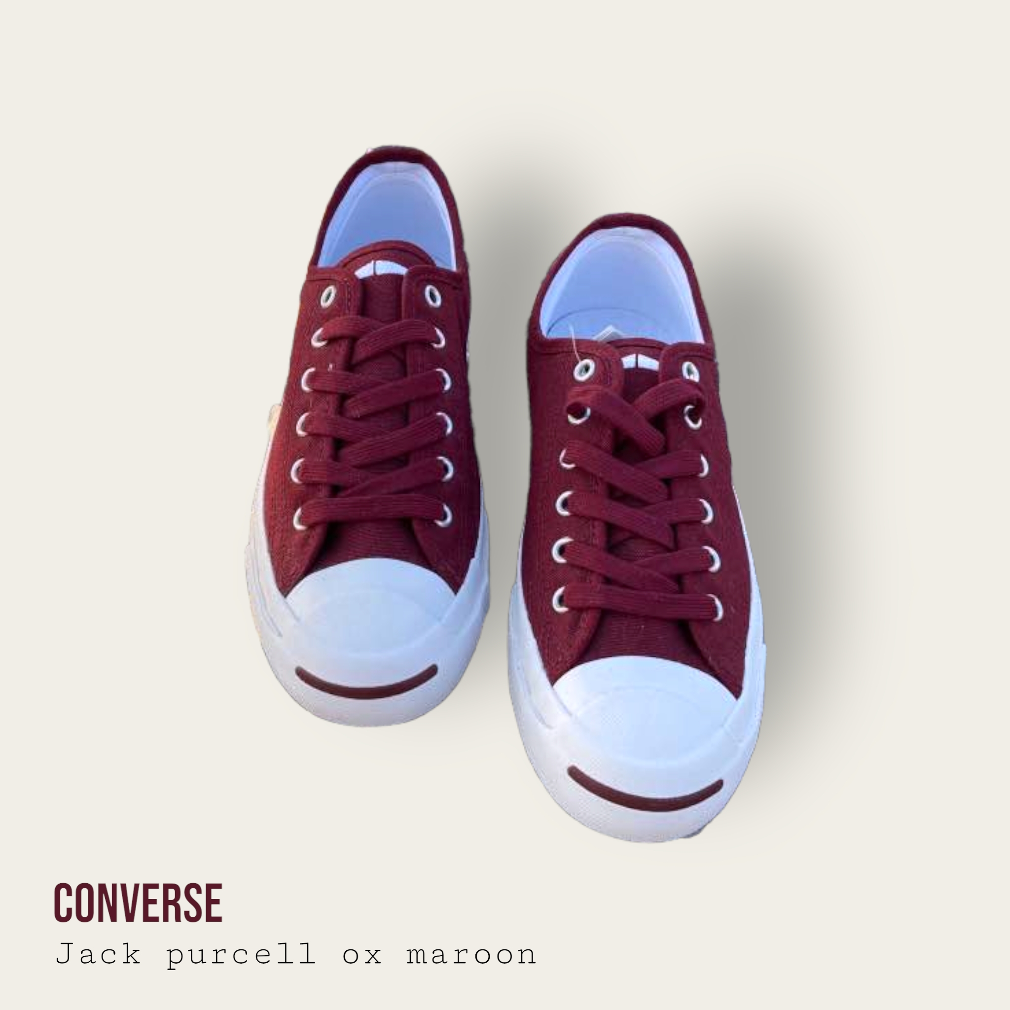 Converse jack hot sale purcell maroon