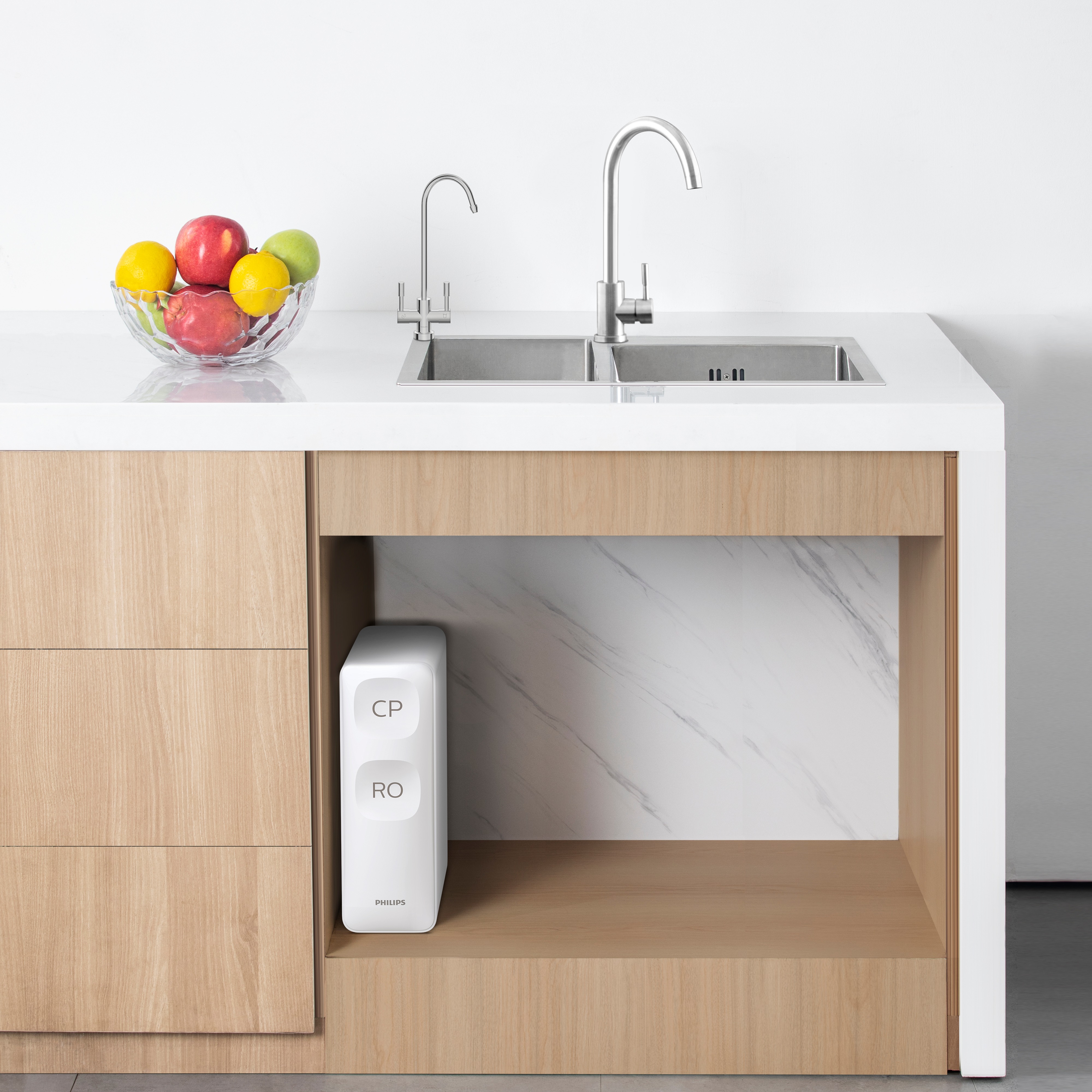 Philips water เครื่องกรองน้ำro AUT2015 เครื่องกรองน้ำ กรองน้ำ  เครื่องกรองน้ำดื่ม ออสโมซิสผันกลับ เครื่องกรองน้ำกิน ที่กรองน้ำ กรองน้ำประปา กรองระบบ RO 3 ขั้นตอน กรองได้ 2 โหมด [รับประกัน 2 ปี]