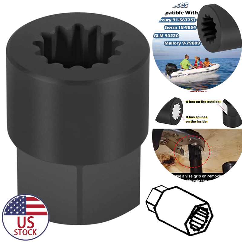 Drive Shaft Adapter Tool for Mercruiser Alpha One Outboard Mercury 13