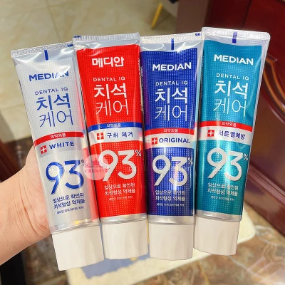 💯ของแท้ ยาสีฟันเกาหลี Amore MEDIAN DENTAL IQ Tartar Care toothpaste 93% 120g