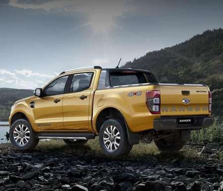 สติ๊กเกอร์ Ranger ติดฝากระบะท้าย Ford Ranger 2012 2013 2014 2015 2016 2017 2018 2019 + V.3