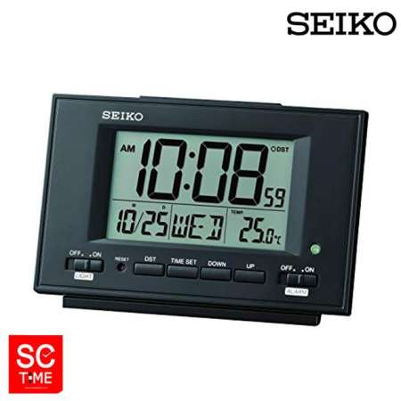 นาฬิกาปลุก ดิจิตอล Digital Clock รุ่น QHL075K นาฬิกาตั้งโต๊ะ