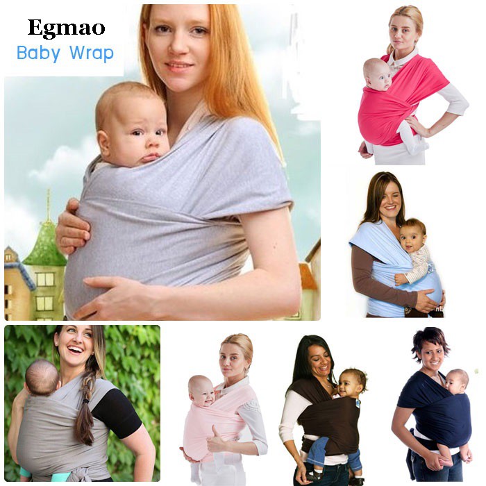 สินค้าแม่และเด็ก สุดคุ้ม เป้อุ้มเด็ก Baby Wrap ผ้าพันอุ้มลูก เป้ผ้าอุ้มเด็ก [G16]