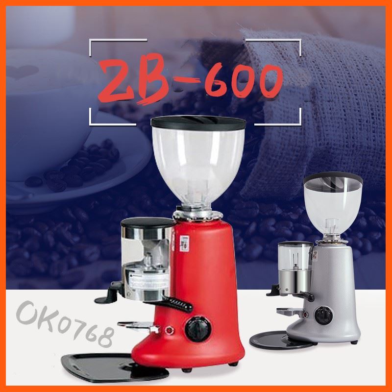 Best Quality เครื่องบดกาแฟเอสเพรสโซ่พาณิชย์ ZB600 เครื่องบดกาแฟดำเงินแดง อุปกรณ์เครื่องใช้ไฟฟ้า Electrical equipment เครื่องใช้ไฟฟ้าครัวเรือนHousehold electrical appliancesอุปกรณ์เครื่องใช้ในครัว Kitchen equipment