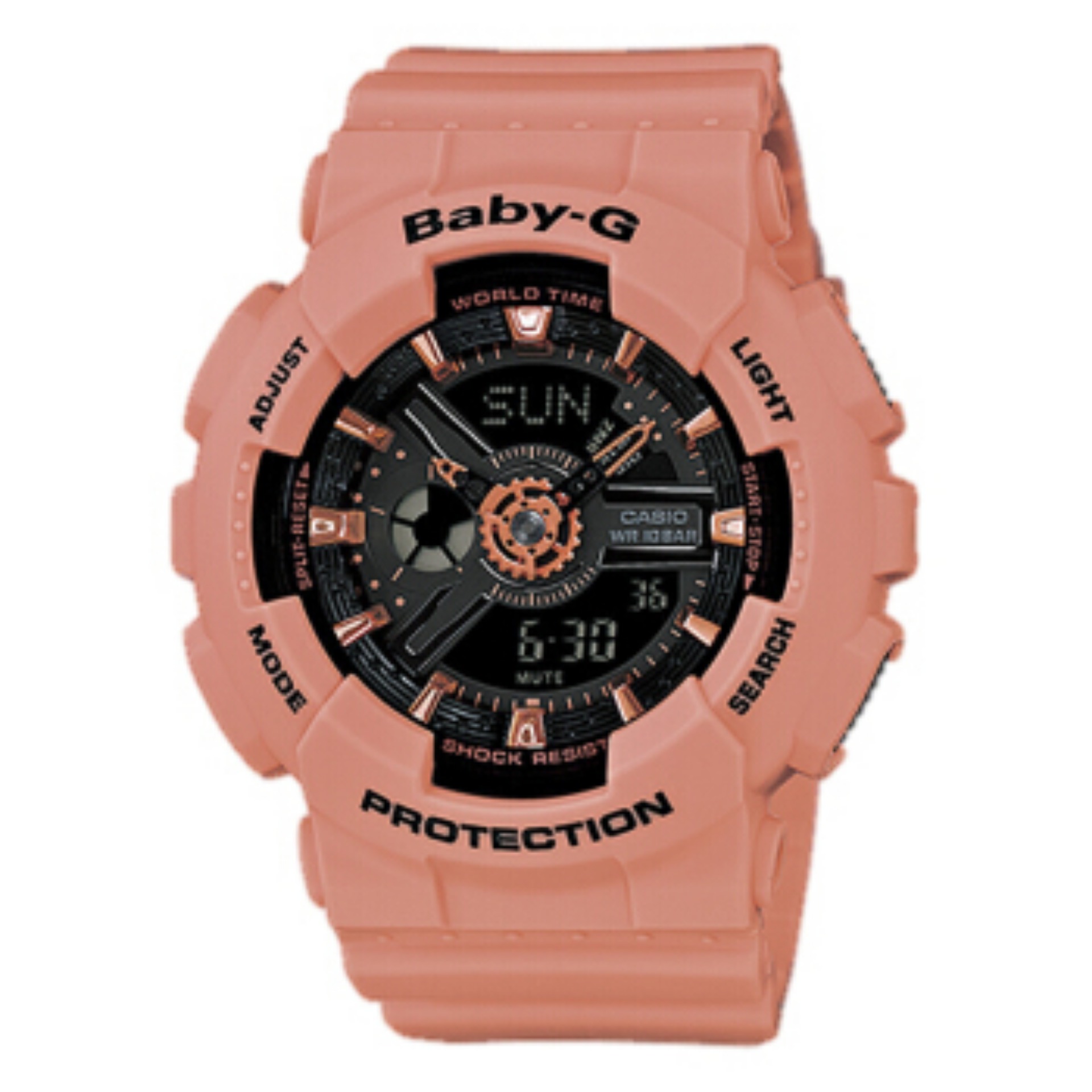 Casio Baby-G Women Watch model BA-111-4A2 (orange)（ของแท้100% ประกันCMG)