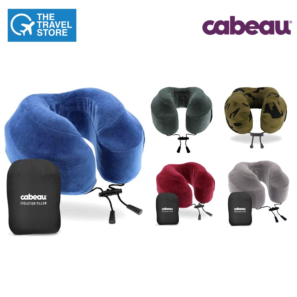 CABEAU Evolution® Neck Pillow (มีแถมที่อุดหู + ถุงผ้า)