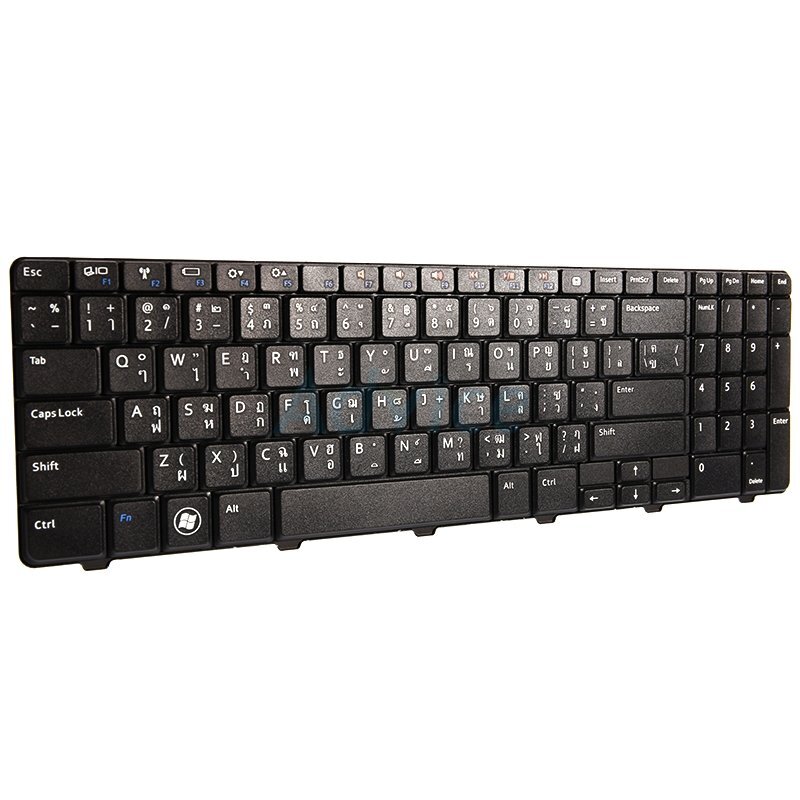 Keyboard DELL N5010 (Black) 'PowerMax' (สกรีนไทย-อังกฤษ)