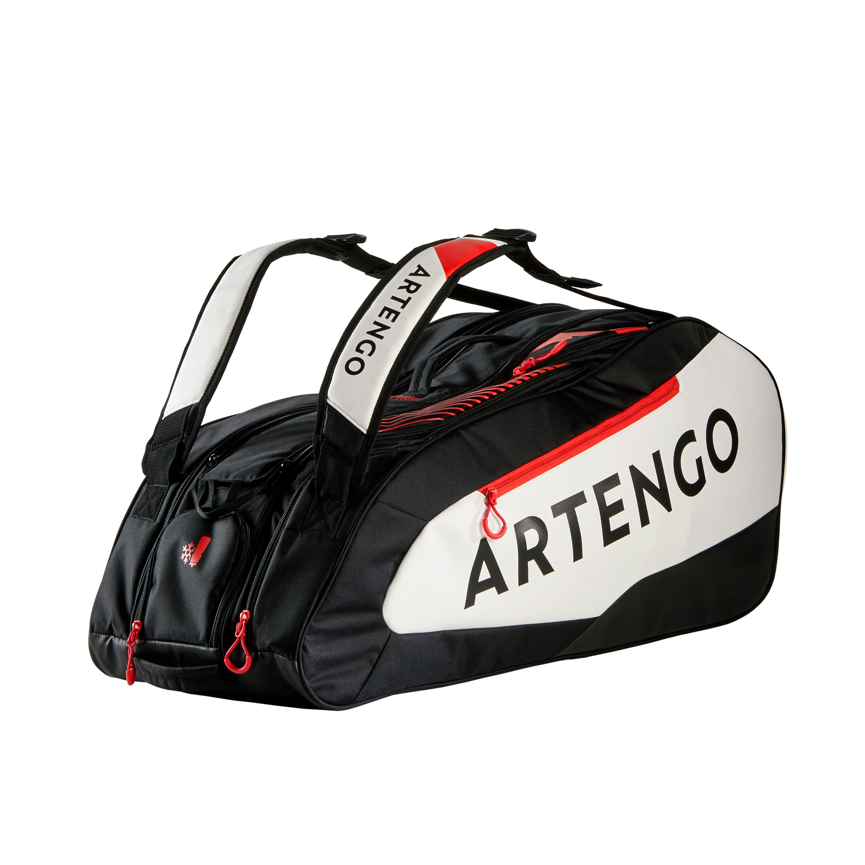 [ส่งฟรี ] กระเป๋าเทนนิสรุ่น 930 L (สีดำ/ขาว/แดง) Tennis Bag 9R 930 L - Black/White/Red Sport tennis Tennis Bag Equipment กระเป๋าเทนนิสแท้ คุณภาพสูง โปรโมชั่นสุดคุ้ม