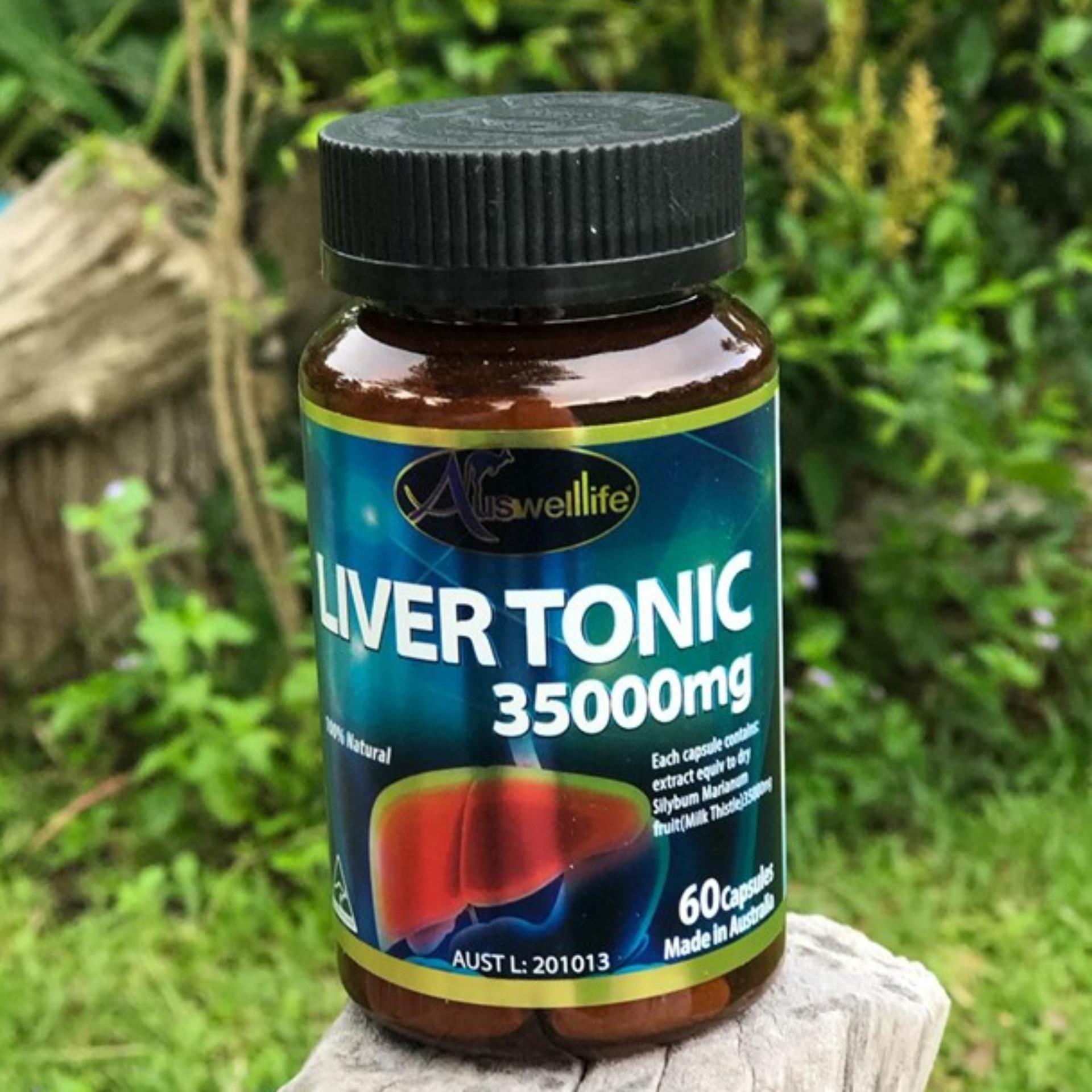 Auswelllife Liver Tonic 35000mg.. วิตามินบำรุงตับ ให้แข็งแรง จำนวน 60 แคปซูล
