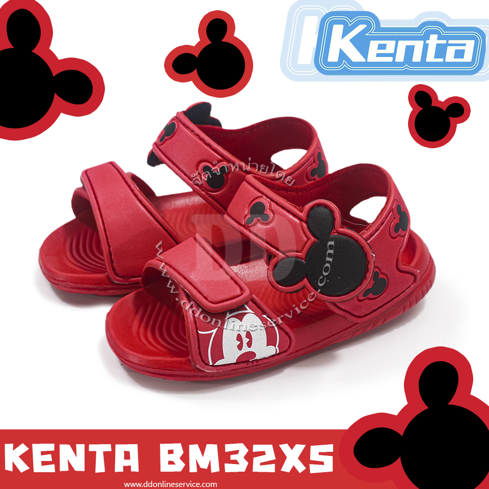 Kenta รองเท้ารัดส้น รองเท้าเด็กน่ารัก ลายมิกกี้เม้าส์ รุ่น BM32XS