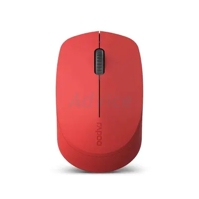 Multi mode Optical Mouse RAPOO (MSM100-Silent) Red