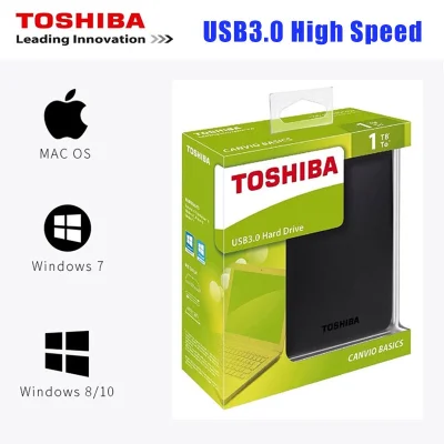 ส่งจากกรุงเทพ TOSHIBA CANVIO BASIC 1TB/2TB ฮาร์ดดิสก์ภายนอก / Hdd Eksternal / USB3.0 Hard Disk External