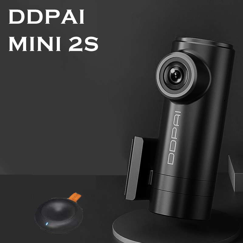 [ประกัน 1 ปี] กล้องติดรถยนต์ DDPai Mini 2S มีรีโมท Dash Cam 1440P มุมมองภาพ140องศา G-Sensor บันทึกและจัดเก็บวิดีโอโดยอัตโนมัติ WDR