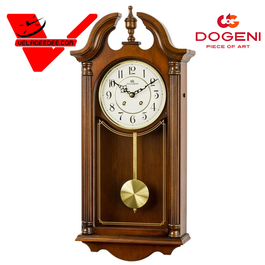 นาฬิกา แขวน DOGENI ตัวเรือนไม้แท้ รุ่น WCW012DB  (ตัวนี้เสียงเพราะมากครับตีดังใสชัดเจน) นาฬิกาโบราณ นาฬิกามีเพลง นาฬิากาลูกตุ้ม นาฬิกาตู้เพลง