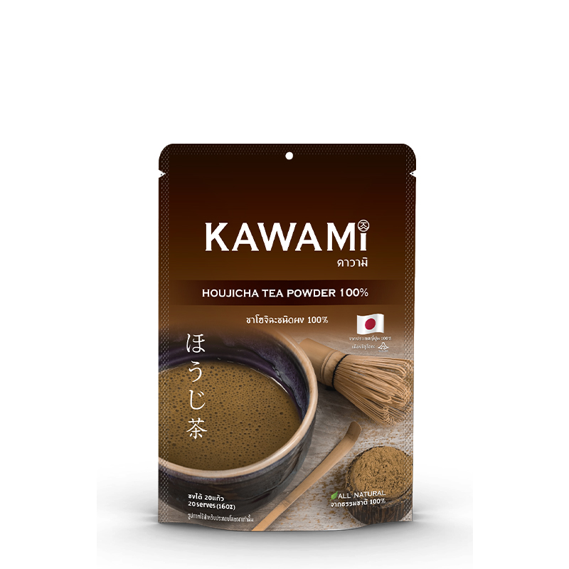 คาวามิ โฮจิฉะ 100% ขนาด 100 กรัม Kawami Hojicha 100% size 100 g. รหัส 1141