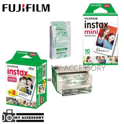 Fujifilm instax mini Polaroid ฟิล์มโพราลอยด์ ขอบขาว