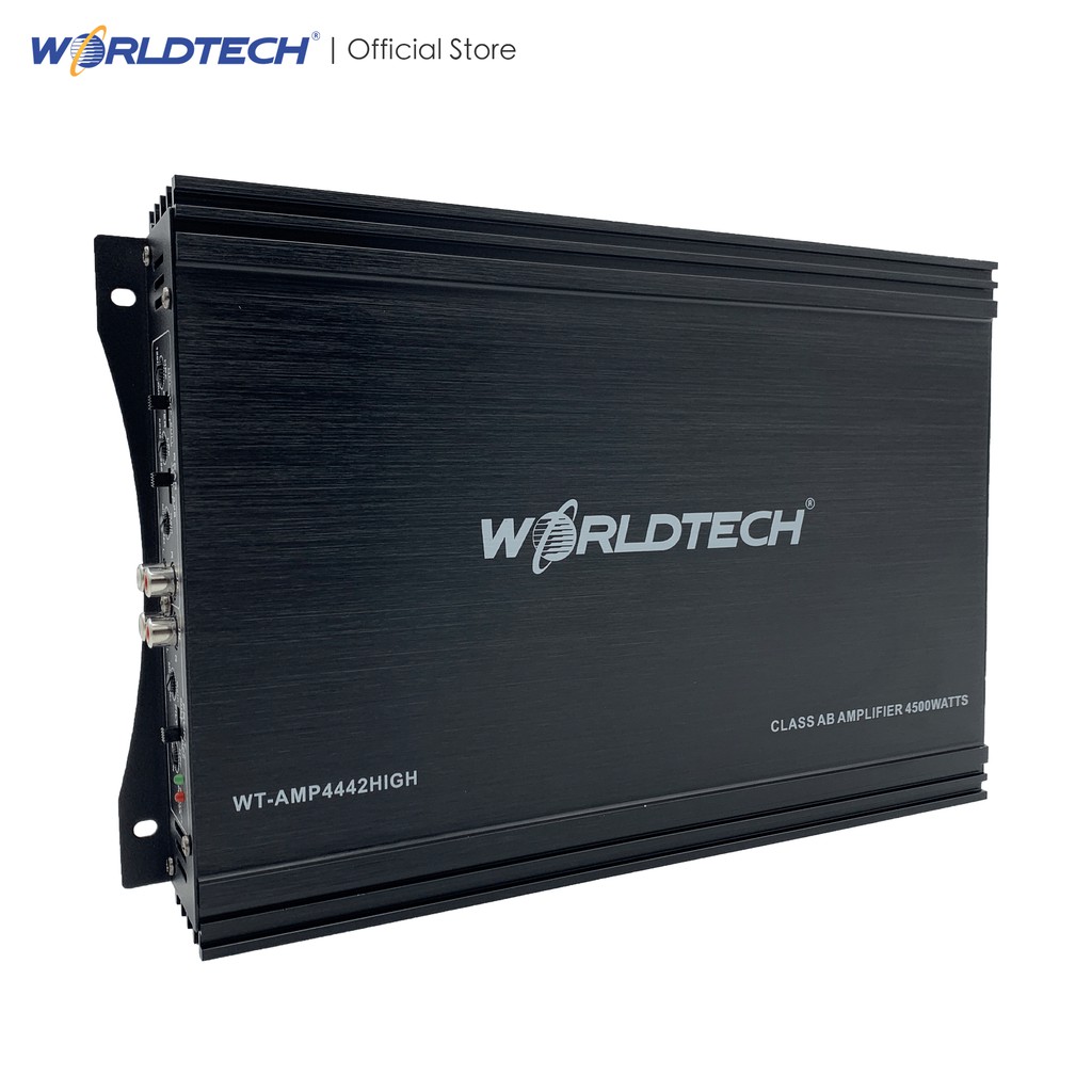 โปรโมชั่น Worldtech รุ่น WT-AMP4442HIGH เพาเวอร์แอมป์,แอมป์ขยายเสียง (Car Amplifier) Class AB คลาส เอบี 4 CH ราคาถูก แอมป์ขยายเสียง เครื่องเสียง แอมป์ขยายเสียง บลูทูธ แอมป์ขยายเสียงบ้าน