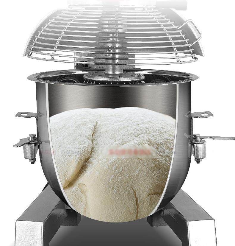 GESHINI เครื่องผสมแป้งมัลติฟังก์ชั่น เครื่องนวดเครื่องบรรจุครีม เครื่องตีไข่ ตีแป้ง ผสมนวดแป้ง 20L Multi-function Dough Mixer Commercial