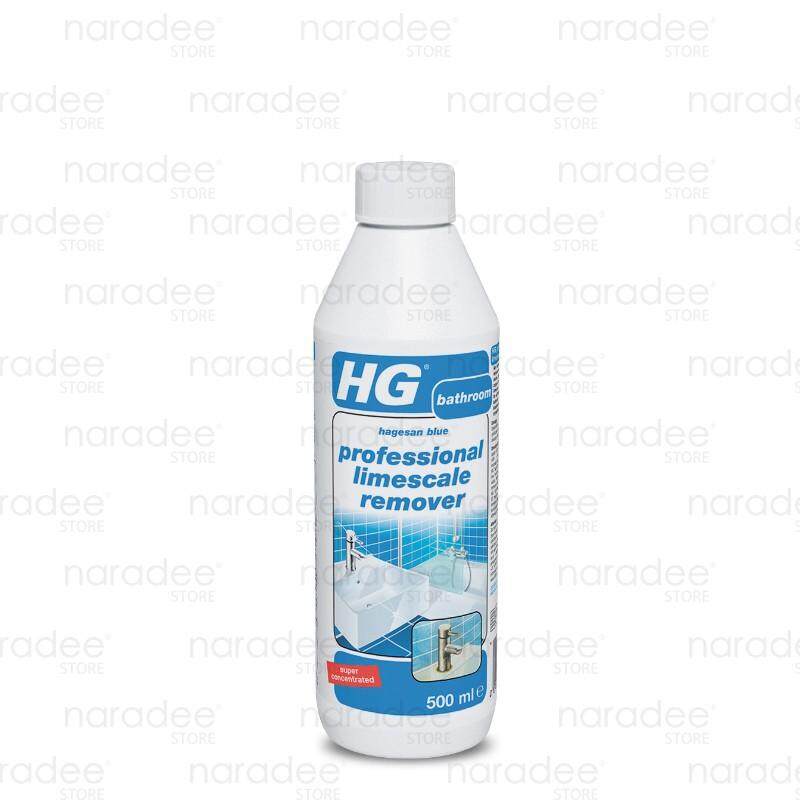 เอชจี บาธรูม โปรเฟสชั่นนัล ไลม์สเกล รีมูฟเวอร์ (บลู) (HG professional limescale remover) 500 มล. - น้ำยาทำความสะอาดคราบน้ำ คราบสบู่ และคราบหินปูนในห้องน้ำ