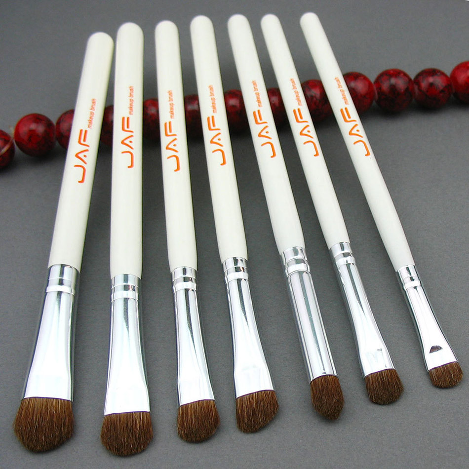 7pcsset Eyeshadow Makeup Brushes Set 100 Natural Animal Hair Eye Shadow ...